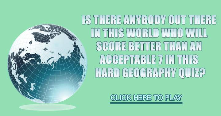 Hard Geography Quiz!