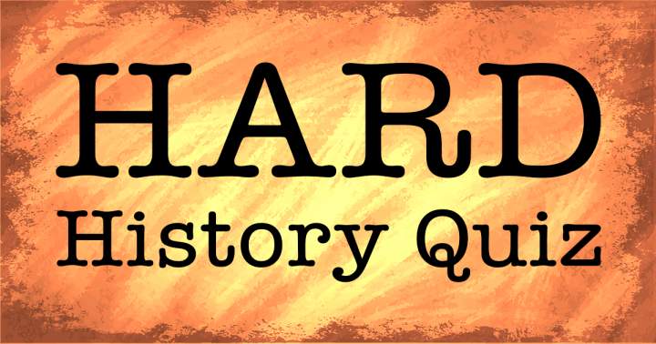 Banner for HARD History Quiz