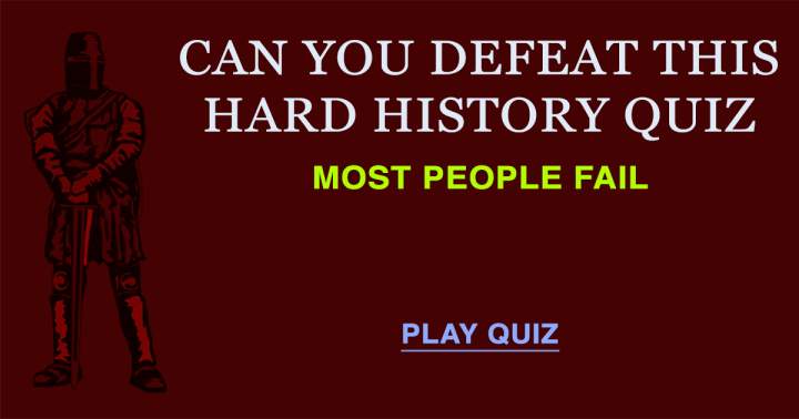 Banner for Undefeatable History Quiz