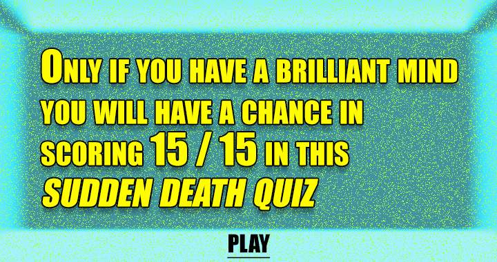 Banner for Sudden Death Quiz