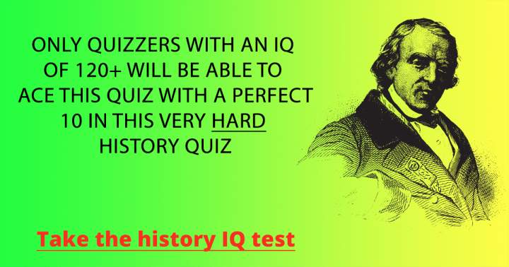 Banner for Very HARD History Quiz