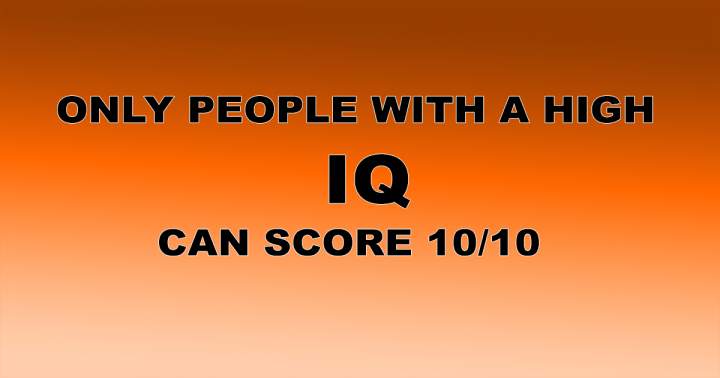 Is your IQ high enough?