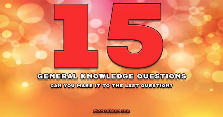 Banner for 15 General Knowledge Questions