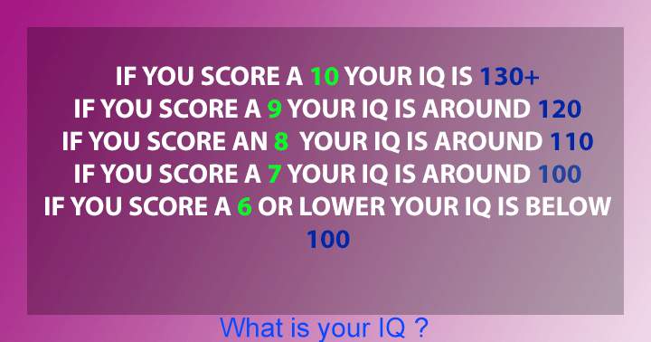 Banner for An intelligence quotient test is what this is!