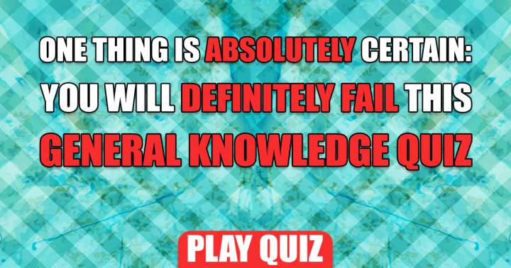 Banner for There is no doubt that you will fail this quiz.