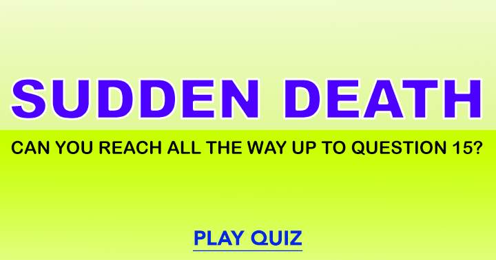 Banner for Quiz of unexpected demise.