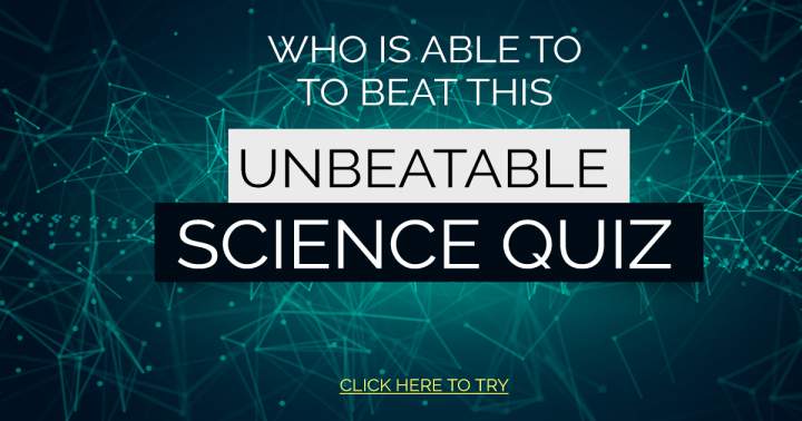 Banner for Science Quiz that cannot be defeated.