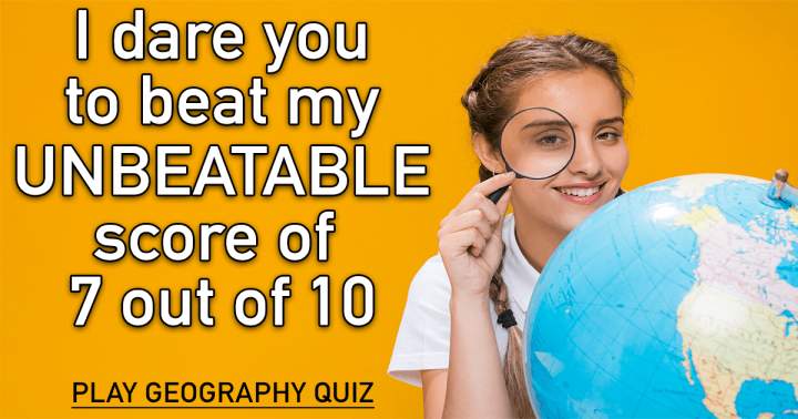 Banner for Geography Quiz that cannot be defeated.