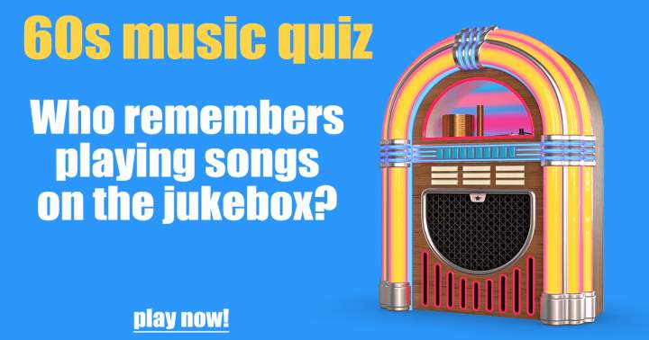 Banner for 60s music quiz that is difficult.