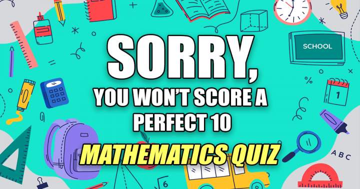 Banner for Quiz on Mathematics.