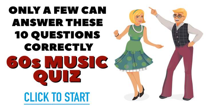 Banner for A music quiz about the 1960s.