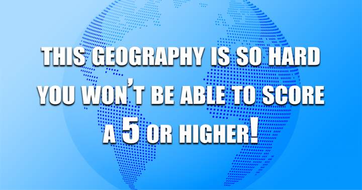 Banner for Challenging Geography Quiz.