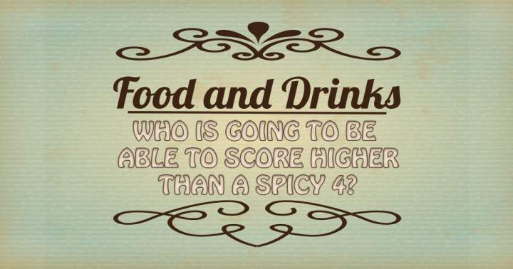 Banner for Food and Drinks Quiz.