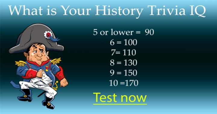 Banner for What is the level of your knowledge in History Trivia?