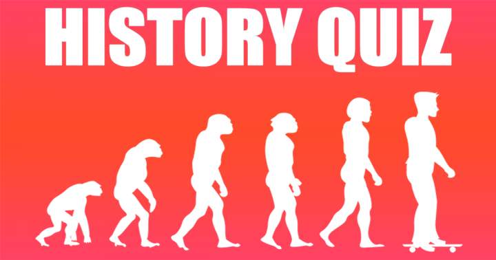 Banner for Quiz on historical events.