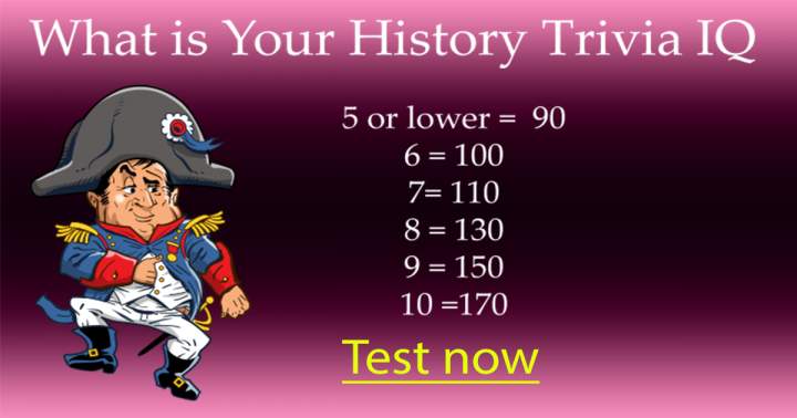 Banner for Quiz on historical facts.