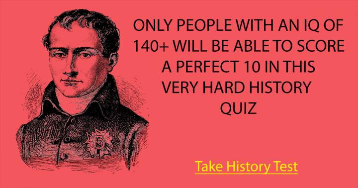 Banner for History Quiz that poses significant challenges.