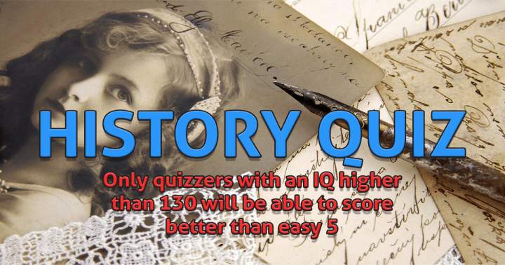 Banner for 'Quiz on History'