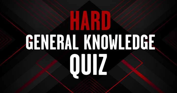 Banner for Challenging General Knowledge Quiz