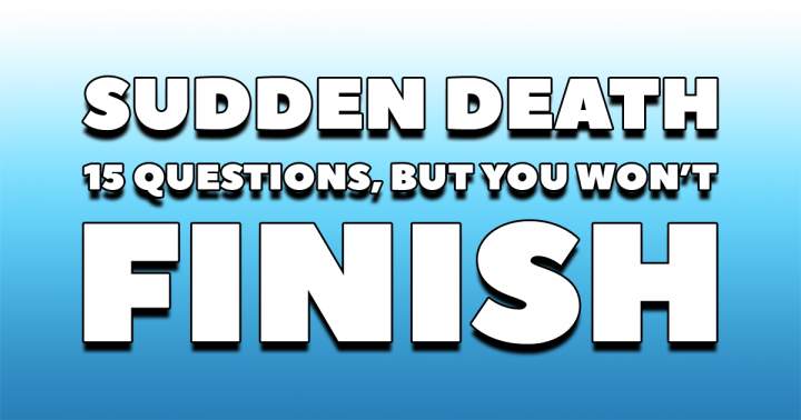 Banner for This Sudden Death is too difficult for you to complete!