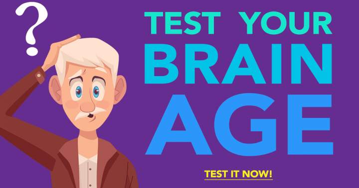 Banner for Can you determine your brain's age?