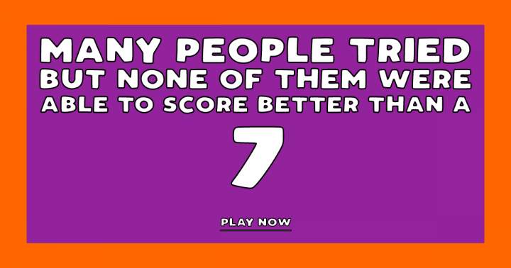 Banner for Are you bold enough to give it a go? Let us know your score!