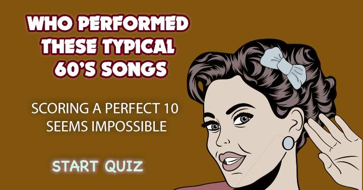 Banner for Quiz on 1960s songs that are extremely challenging.