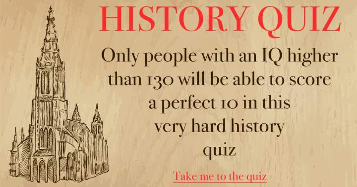 Banner for Quiz on History for Intelligent Individuals.