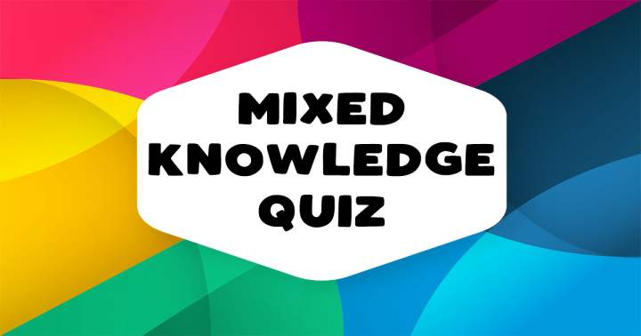 Banner for Quiz with a blend of knowledge.