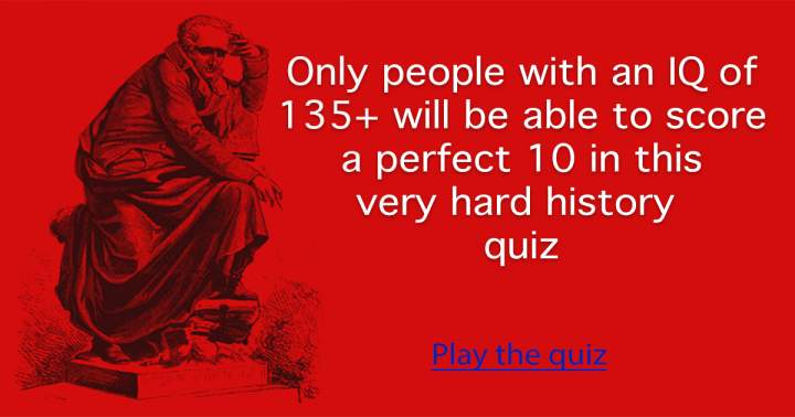 Banner for A quiz about history.