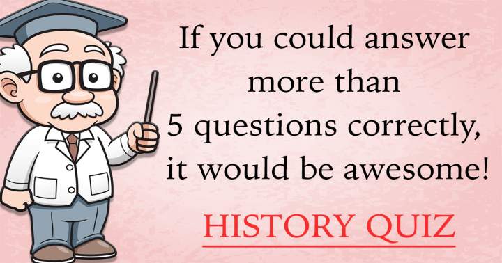 Banner for 'Quiz on Fresh Historical Facts'