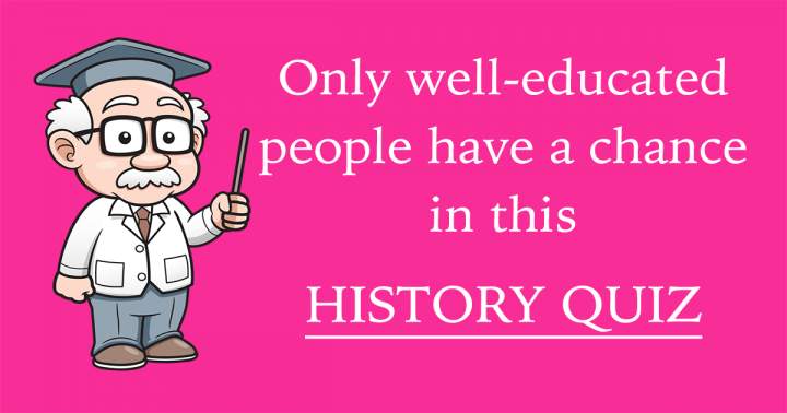 Banner for An invincible History Quiz.