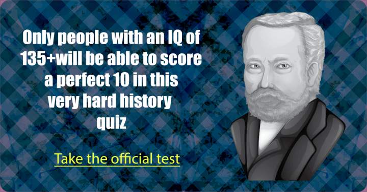 Banner for History Quiz that poses a challenge