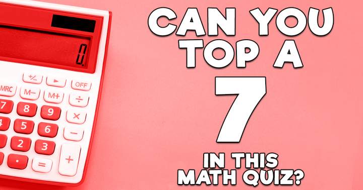 Banner for The mathematics quiz.