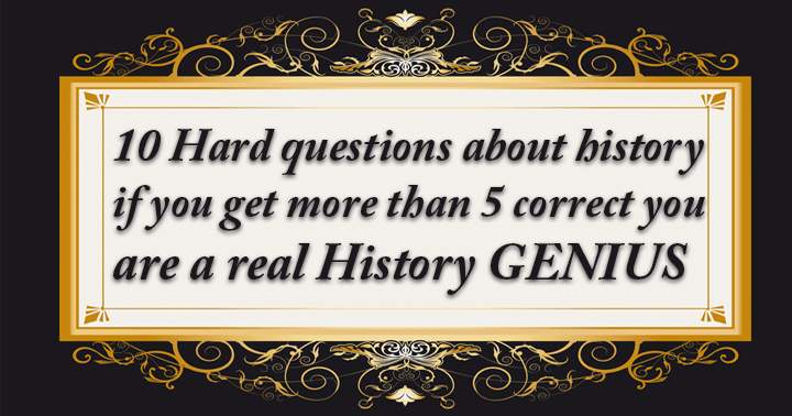 Banner for 'History-themed quiz featuring 10 entertaining questions'