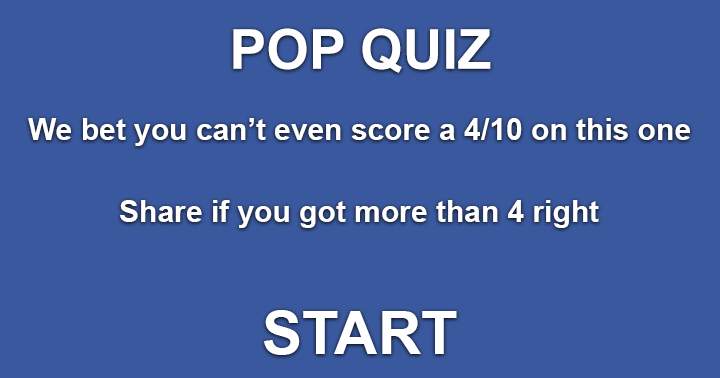 Banner for Can you achieve a higher score than 5 out of 10 on the Pop Music Quiz? Share your success if you do!