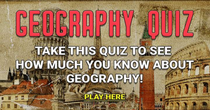 Banner for Quiz on Geography