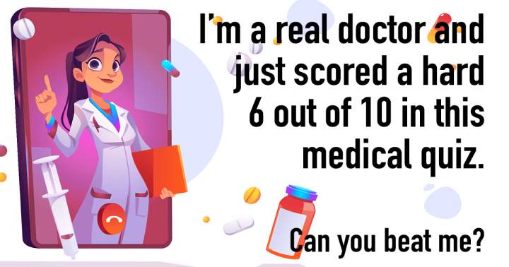 Banner for Challenging medical quiz designed for doctors