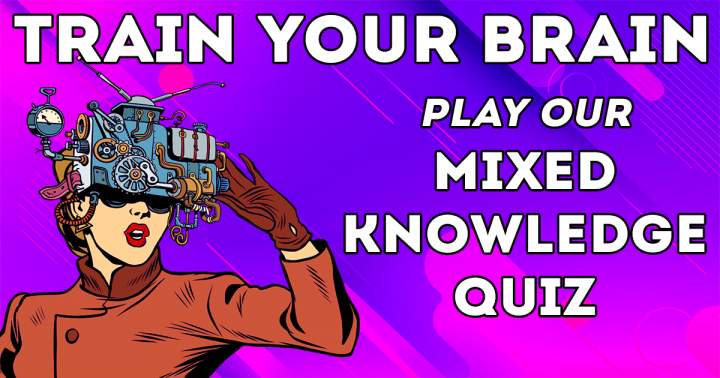 Banner for Quiz with a blend of knowledge.