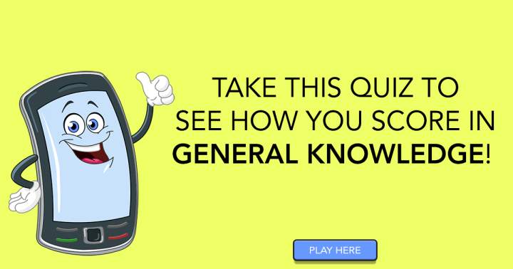 Banner for Quiz on General Knowledge.