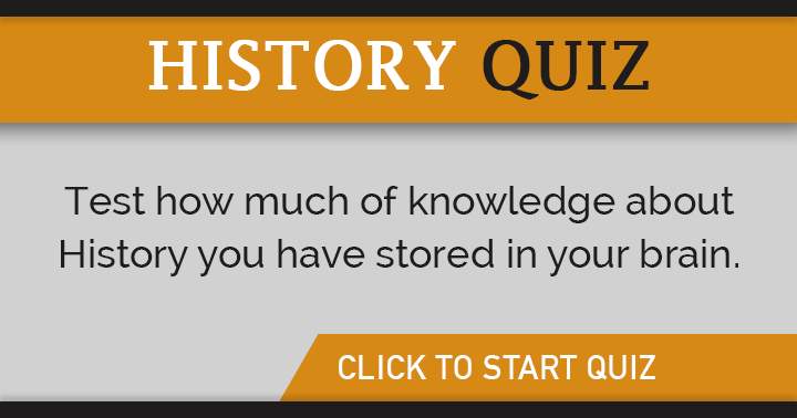 Banner for 'Quiz on History'