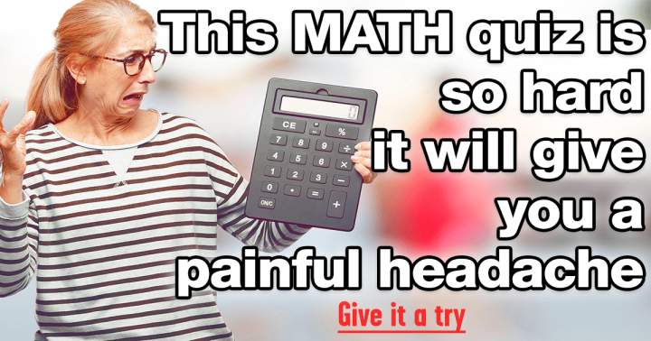 Banner for Maths Quiz