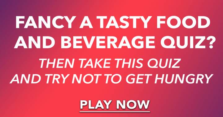 Banner for Quiz on Food and Beverages