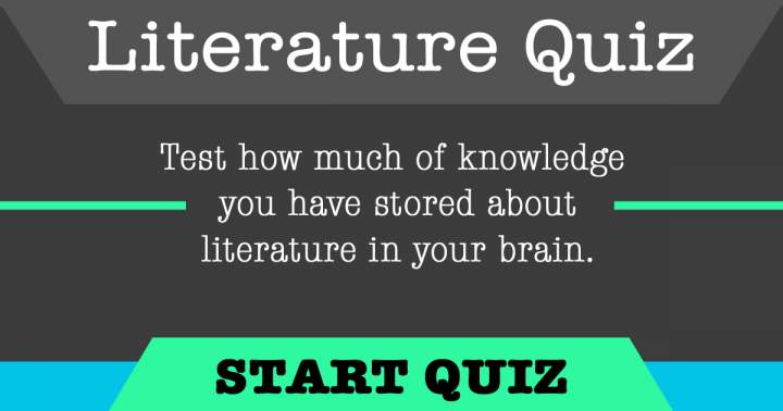 Banner for 'Quiz on Literature'