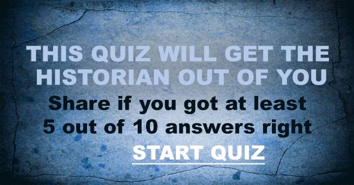 Banner for Quiz on history.