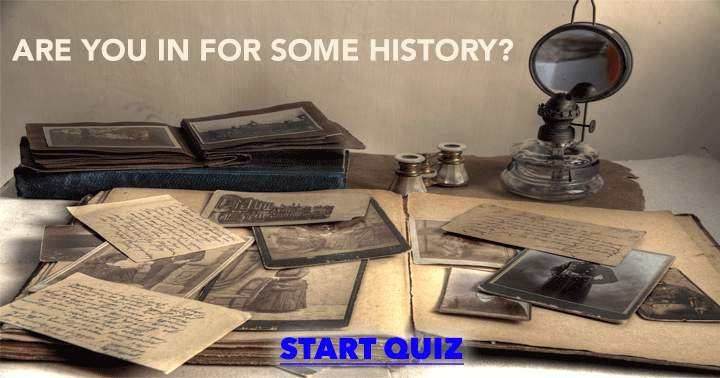 Banner for Quiz on history.