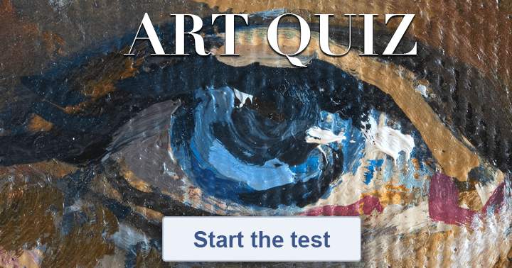 Banner for Exclusive art quiz for art experts.