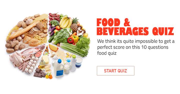 Banner for Achieving a flawless score of 10 in this food quiz is unattainable.