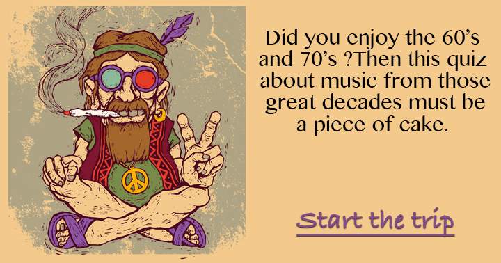 Banner for Quiz on music from the 1960s and 1970s.