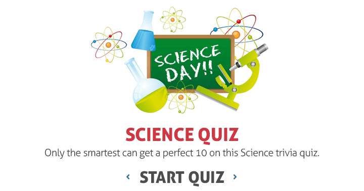 Banner for Challenging science quiz.